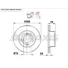 FREN DİSKİ ÖN BMW 1 SERİSİ E81-E87 116-118  (04-12) 284MM
