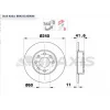 FREN DİSKİ ÖN OPEL CORSA C (2000-2009) DÜZ 240MM