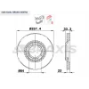 FREN DİSKİ ÖN MITSUBISHI L300 I (80-87) L300 II (86-13) HAVALI 258MM
