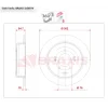 FREN DİSKİ ARKA HYUNDAİ TUCSON (2015>) KİA SPORTAGE (2015>) DÜZ 302MM ELEKTRONİK PARK FRENSİZ ARAÇLAR