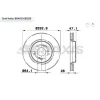 FREN DİSKİ ÖN HONDA CR-V III (2006-2012) CR-V IV (2012>) HAVALI 293MM