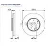 FREN DİSKİ ÖN MERCEDES W203 (00-07) E SERİ W210 (95-03) CLK SERİ C209 (02-09) S210 (96-03) HAVALI 300MM