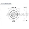FREN DİSKİ ARKA DÜZ MERCEDES W202 (95-00) W203 (00-07) W210 (96-02) C208 (97-02) W124 (93-95) 278MM