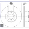 FREN DİSKİ ÖN BMW X5 E70 (07-13) X5 (F15 F85) 2013> X6 (E71 E72) (2008-2014) HAVALI 332MM