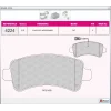FREN BALATA ARKA ÇİFTFİŞLİ  FIAT DUCATO 2.0 MJT 2014- / FIAT DUCATO 2.3 MJT 2014-