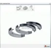 EL FREN BALATASI BMW  1SERİ E82 / E87 / E88 / F20 / F21 / F22 / F23 / F87  3 SERİ E46 / E90 / E91  160X20MM