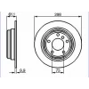 FREN DİSKİ ARKA DÜZ  BMW 5 SERİSİ E39  (98-03) 298MM