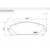 FREN BALATASI ÖN RAV4  2012> LEXUS RX350 2007>