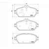 FREN BALATASI ÖN  MERCEDES W205/C205/S205/W213/A238  014>