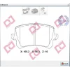 FREN BALATASI ARKA PASSAT B7 010>SHARAN 010>SEAT ALHAMBRA 010>TIGUAN 07>AUDI A6 01>AUDI Q3 011>