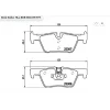 FREN BALATASI ARKA  BMW 1 SERİ F20-F21 (10>) 2 SERİ  F23 (14>) GRANDTOURER F46 (15>) F22-F87 (13>) 3 SERİ F30-F31-F35-F80 (11>) 4 SERİ F32-F82 (14>)
