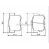 FREN BALATASI ARKA HONDA CR-V (2002-2006) ACCORD (2003-2008)