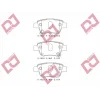 FREN BALATASI ARKA TOYOTA AVENSİS T25 (03-08) COROLLA VERSO (04-09)