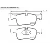 FREN BALATASI ÖN  BMW F20-F21-F30-F31-F32-F33-F34  011>