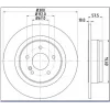 FREN DİSKİ ARKA MERCEDES C205 (15>) S204 (07-14) S205 (14>) W204 (07-14) W205 (13>) A207-C207 (09>) DÜZ 300MM