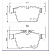 FREN BALATASI ARKA MERCEDES W205 C200-C220-C250 BLUETECH 014> S205-C205 015> A205  016>