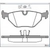 FREN BALATASI  ARKA BMW 5 SERISI (E34) 518 i (87-95)/ (E34) 520 i (87-95)/ (E34) 525 i (87-95)/ (E34) 530 i V8 (87-95)/ 3 SERISI (E36) 320 i (90-98) DURON by FEDERAL MOGUL