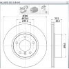 FREN DİSKİ ÖN BMW F20-F21 (2010>)  F30-F31-F35-F80 (2011>)  F34 (2013>)  F32-F33-F36-F82-F83 (2013>) HAVALI 300MM