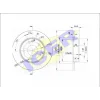 FREN DİSKİ ÖN MERCEDES A SERİSİ W168 (1997-2004) DÜZ 260MM