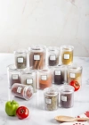 12li Barok Yuvarlak 2 Boy Kavanoz Seti & Saklama Kabı & Erzak Kabı 6*500 ML,6*250 ML)
