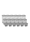 18li 3 Boy Kavanoz Seti & Saklama Kabı & Erzak Kabı 6x650/1300/1900 Ml (40 Lı Etiket Hediyeli)
