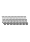 24lü 3 Boy Kavanoz Seti & Saklama Kabı & Erzak Kabı 8x650/1300/1900 Ml (40 Lı Etiket Hediyeli)