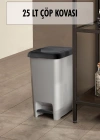 25 Litre Basmalı Çöp Kovası