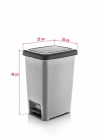 25 Litre Basmalı Çöp Kovası