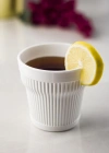 Akrilik Beyaz Tekli Kısa Bardak & Su Meşrubat Kahve Yanı Bardağı 300 ml ( Cam Değildir )