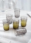 Akrilik Füme 6lı Kısa Bardak & Su Meşrubat Kahve Yanı Bardağı 400 ml ( Cam Değildir )