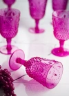 Akrilik Pembe Tekli Kadeh & Su Meşrubat Kahve Yanı Bardağı 450 ml ( Cam Değildir )