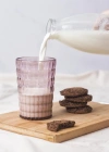 Allegra Mürdüm Akrilik Bardak | 400 ml Şık Su ve Meşrubat Bardağı | Cam Değildir | Kırılmaya Dayanıklı Tekli