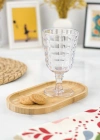 Allegra  Şeffaf Kadeh Bardak - 450 ml Tekli Akrilik Malzeme - Cam Değildir Kırılmaya Dayanıklı