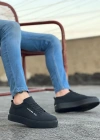 BA0104 Bağcıklı  Nubuk Siyah Spor Klasik Erkek Ayakkabı