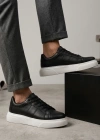 BA0247 Erkek Sneaker Günlük Casual Spor Ayakkabı Siyah