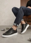 BA0247 Erkek Sneaker Günlük Casual Spor Ayakkabı Siyah