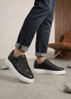 BA0247 Erkek Sneaker Günlük Casual Spor Ayakkabı Siyah