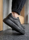 BA0247 Erkek Sneaker Günlük Casual Spor Ayakkabı Siyah Taban