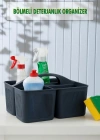 Bölmeli Deterjanlık Organizer Füme