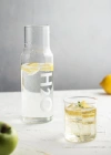 Borosilikat Cam Beyaz Başucu Sürahisi & Cam Sürahi * 600 ml