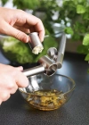 Hazneli Paslanmaz Metal Sarımsak ve Zencefil Ezici Doğrayıcı