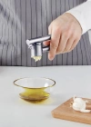 Hazneli Paslanmaz Metal Sarımsak ve Zencefil Ezici Doğrayıcı