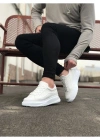 JY507 Alone Bağcıklı Cilt Erkek Günlük Sneaker Ayakkabı CBT Beyaz