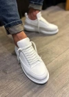 JY914 Drake Bağcıklı Cilt Erkek Günlük Sneaker Ayakkabı CBT Beyaz