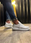 JY914 Drake Bağcıklı Cilt Erkek Günlük Sneaker Ayakkabı CBT Beyaz
