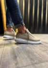 JY914 Drake Bağcıklı Süet Erkek Günlük Sneaker Ayakkabı SBT Krem