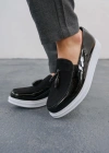 MN002 - RBT Loafer Verniciata Erkek Ayakkabı SIYAH