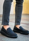Robert - RS615 Siyah  Erkek Loafer Ayakkabı SIYAH ST