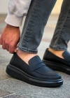 Robert - RS615 Siyah  Erkek Loafer Ayakkabı SIYAH ST