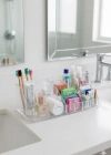 Şeffaf Akrilik Banyo Kozmetik Düzenleyici Organizer 13x22x8 cm